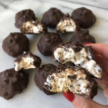 Delicious gluten-free S'mores Truffles