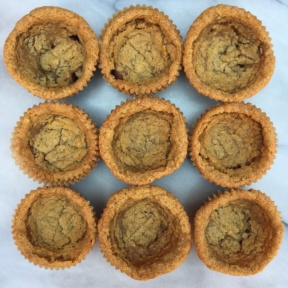 Gluten-free chocolate chip cookie cups