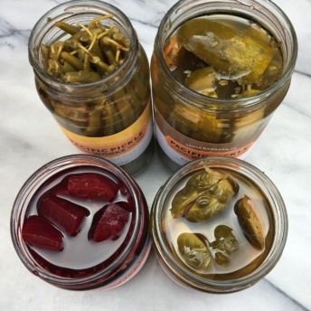 4 jars of pickled veggies from Pacific Pickle Works