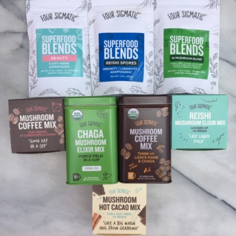 Mushroom coffees, elixirs, and superfood blends from Four Sigmatic