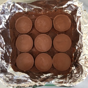 Gluten-free Reese's Stuffed Brownies