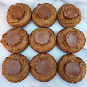 Nine Peanut Butter Cup Cookies