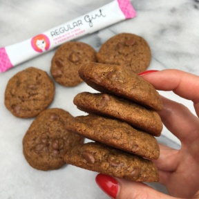 Flourless Chocolate Chip Cookies with Regular Girl