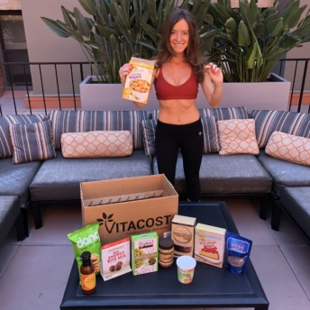 Jackie enjoying products from Vitacost