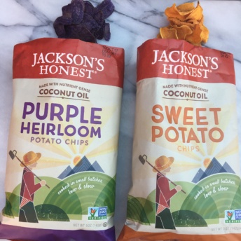 Gluten-free chips made with coconut oil by Jackson's Honest