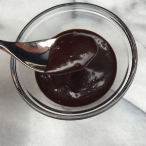 Spoonful of Four Ingredient Paleo Brownie Batter