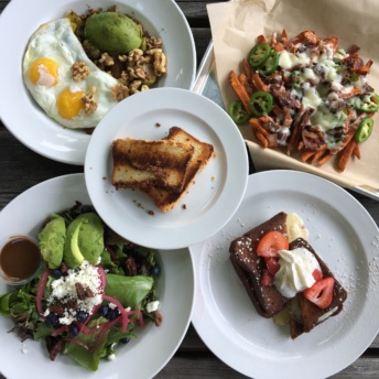 Gluten-free brunch spread from Company Cafe