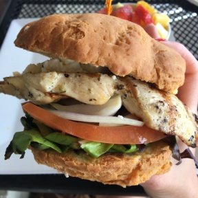 Gluten-free chicken sandwich from Kozy Kitchen