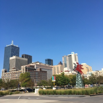 Downtown Dallas in Sept 2017