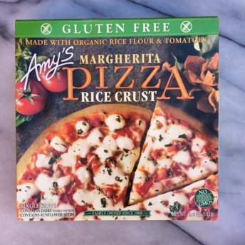 Gluten-free pizza by Amy's Kitchen