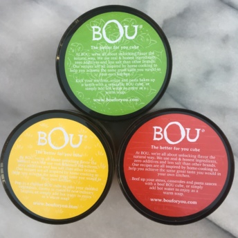 Chicken, beef, and vegetable bouillon cubes by BOU