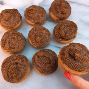 Gluten-free Double Maple Cupcakes using maple syrup