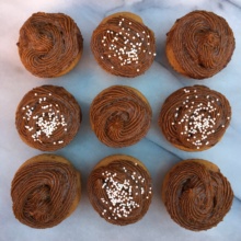 Double Maple Cupcakes using maple syrup from The Maple Guild
