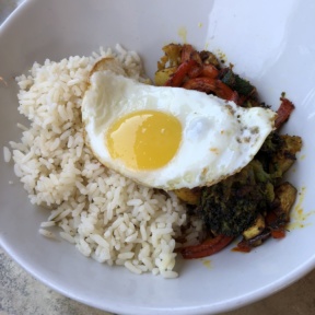 Veggie bowl from Jewel's Bakery and Cafe