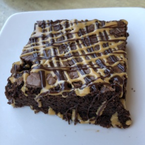 Peanut butter dream brownie from Jewel's Bakery and Cafe