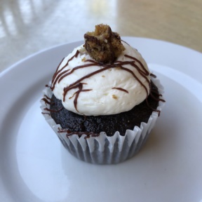 Cookie dough cupcake from Jewel's Bakery and Cafe