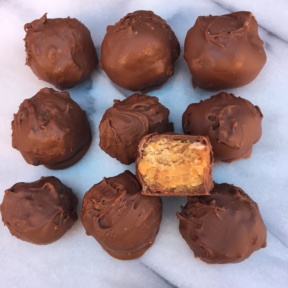 Gluten-free Chocolate Covered Peanut Butter Balls