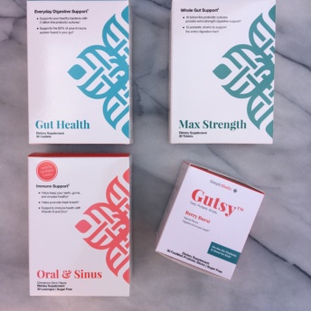 Four types of probiotics by Simply Biotix