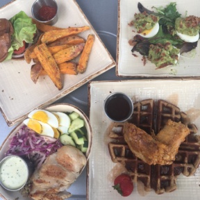 Gluten-free paleo lunch spread from Primal Kitchen Restaurant