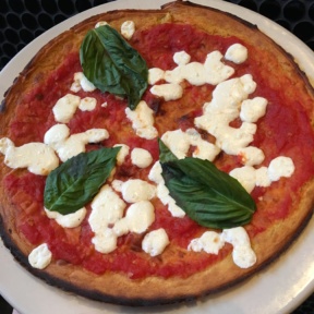 Gluten-free margherita pizza from Nizza