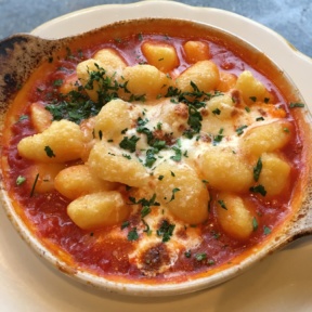 Cheesy gnocchi from Nizza