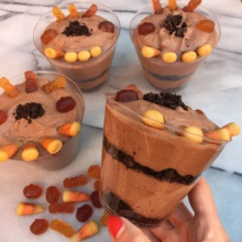 Gluten-free Halloween Dirt Cups