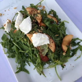 Gluten-free nectarine salad from Aroha