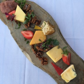 Gluten-free cheese platter from Aroha