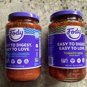 Gluten-free pasta sauces by FODY Foods