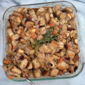 Gluten-free vegetarian Thanksgiving Stuffing