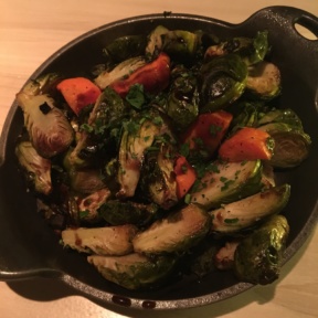 Gluten-free brussels sprouts from Bodega