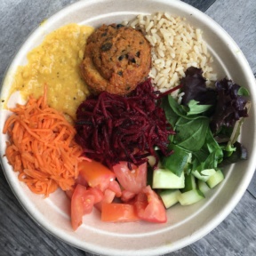 Falafel bowl from Local Leaf