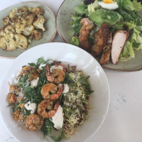 Gluten-free lunch spread from Tender Greens