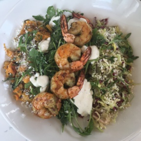 Gluten-free shrimp bowl from Tender Greens