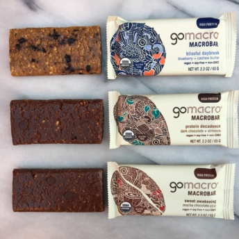 New gluten-free vegan bars from GoMacro