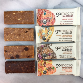 Gluten-free vegan bars from GoMacro