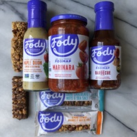 Gluten-free bars and sauces by FODY Food Co