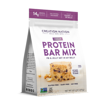 Creation Nation Vegan Protein Bar Mix_PB & Jelly Get In My Belly