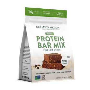 Creation Nation Vegan Protein Bar Mix_Peas Love & Cocoa