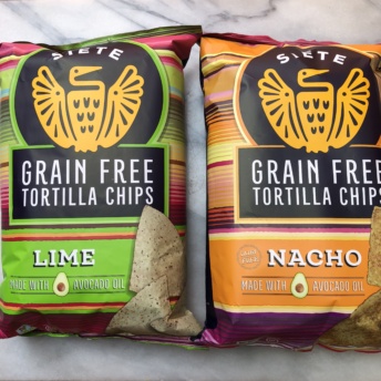 Gluten-free chips from Siete Foods