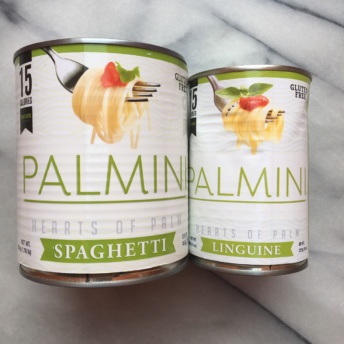 Gluten-free hearts of palm spaghetti and linguine by Palmini