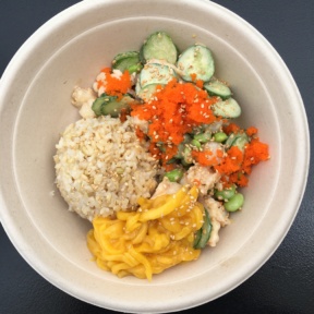 Poke rice bowl from Sea Salt Poke