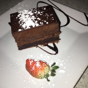 Flourless chocolate cake from Lulu California Bistro