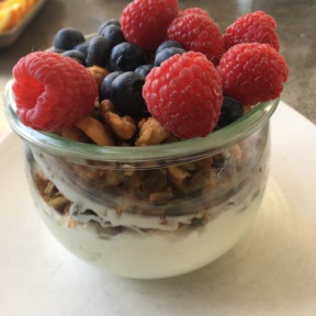 Paleo granola yogurt bowl from Cheeky's