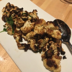 Roasted cauliflower from Char
