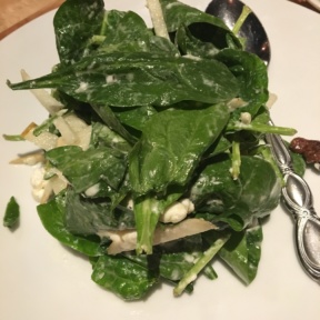 Gluten-free pear salad from Char