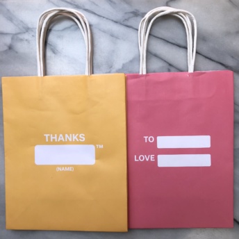 Gift bags from Brandless