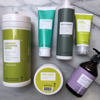 Bathroom supplies from Brandless