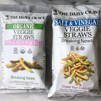 Gluten-free vegan veggie straws from The Daily Crave