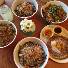 Gluten-free lunch spread from Bounty Kitchen